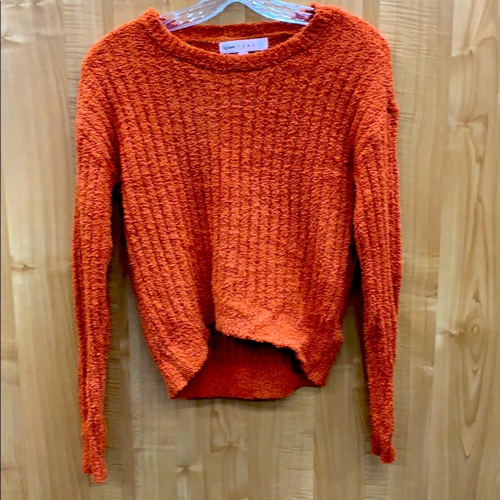 Fame Rust Sweater Top
